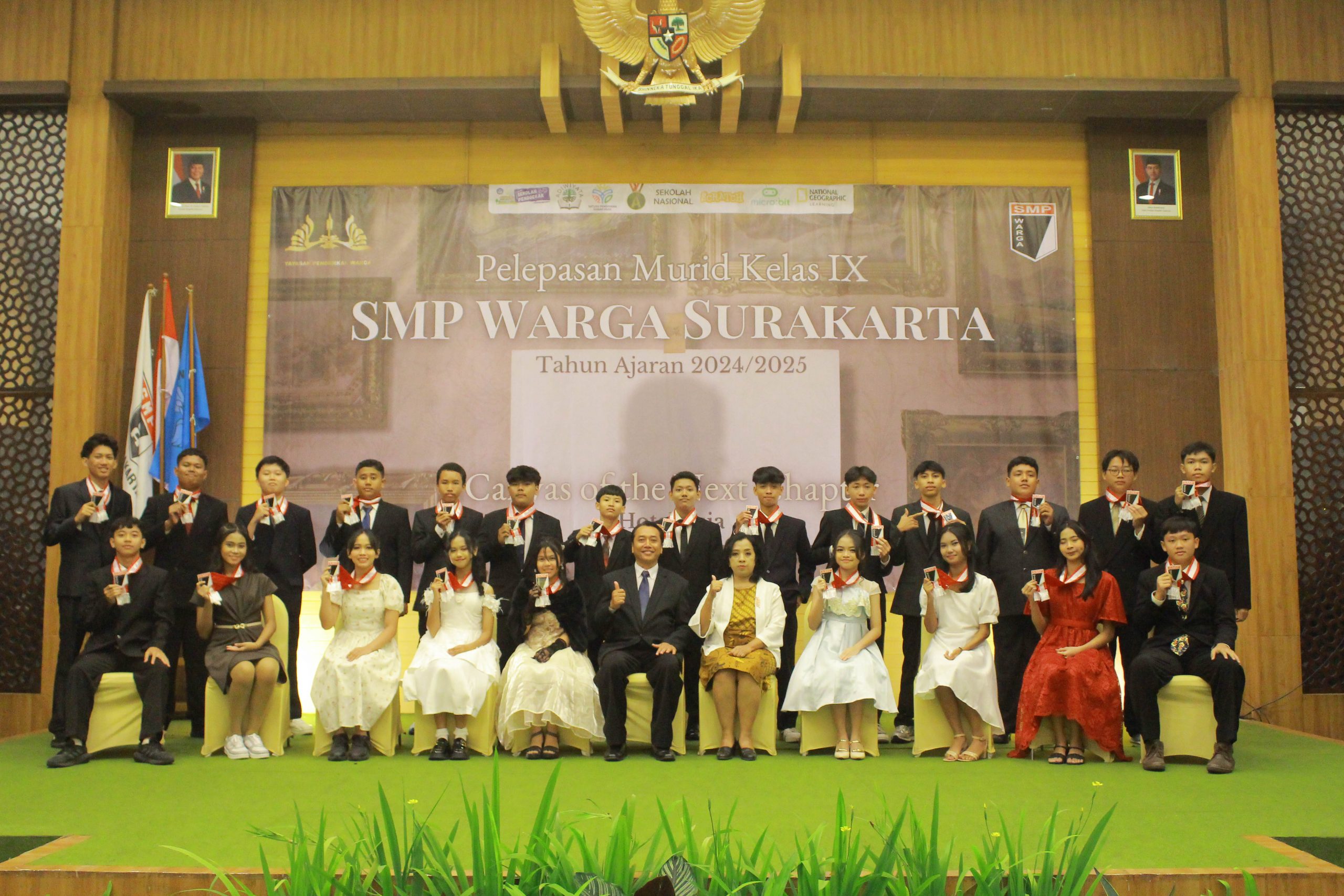 Foto Pelepasan Kelas 9B