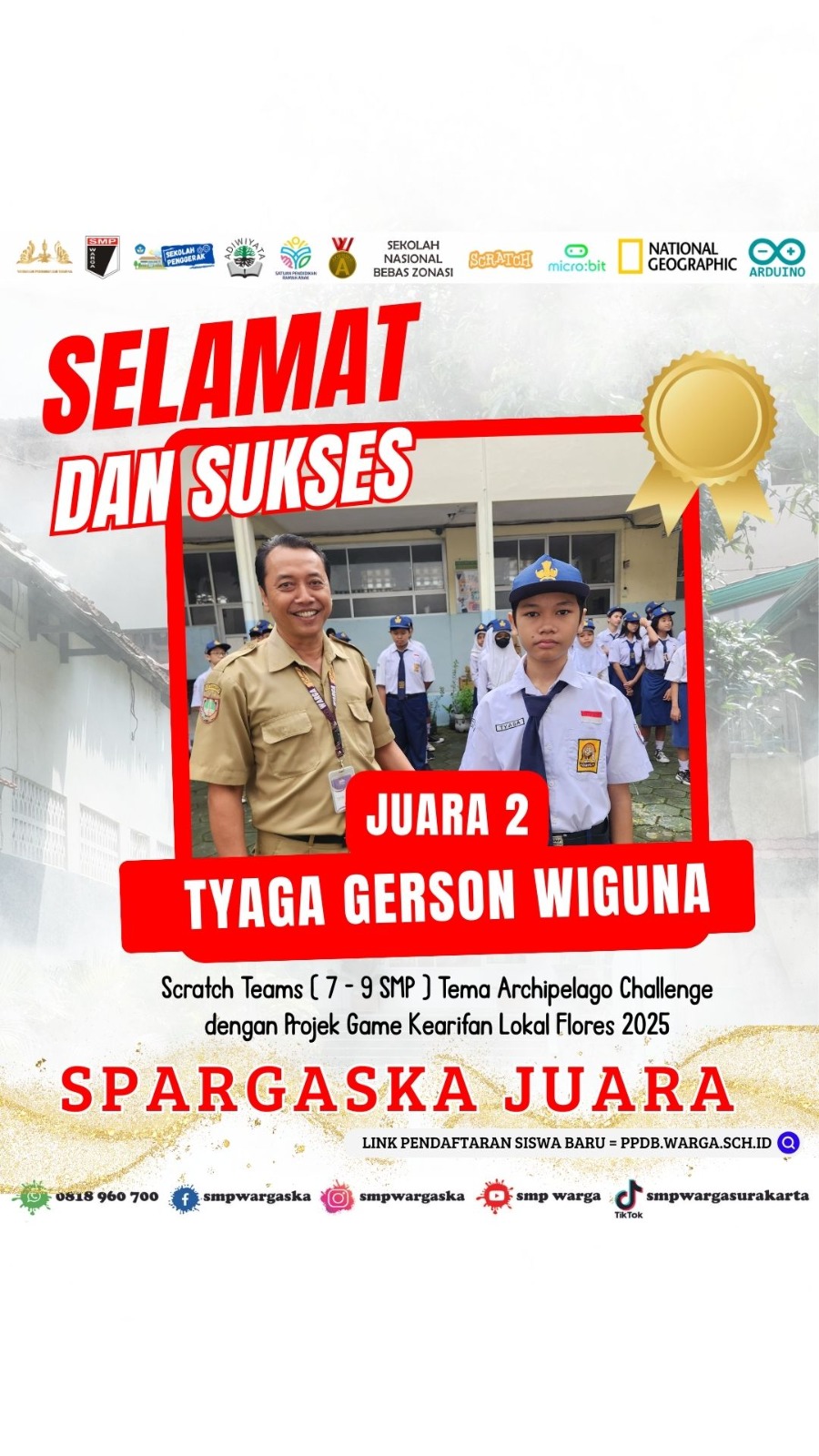 Prestasi Tyaga 8B