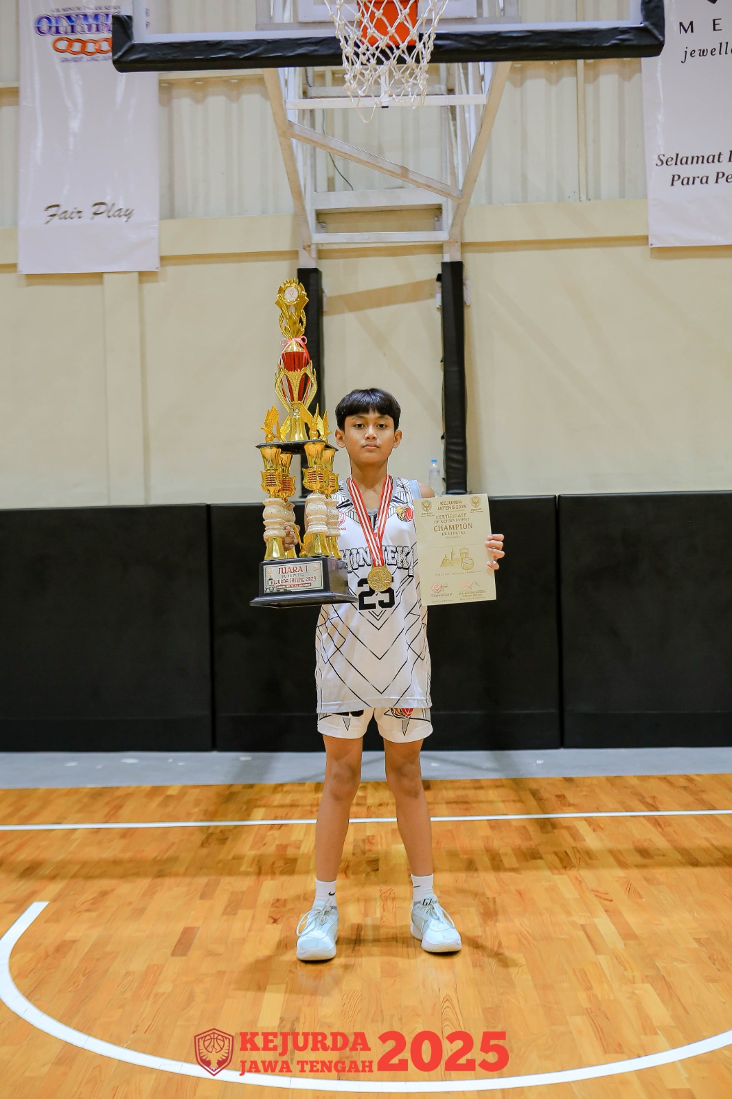 Prestasi Basket Calvino Sony Kelas 8A